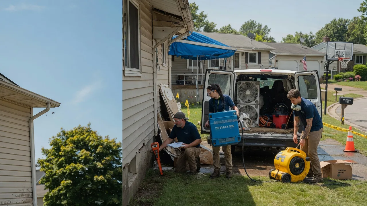 Ceiling Leak Cleanup in Huntington Woods, MI near me