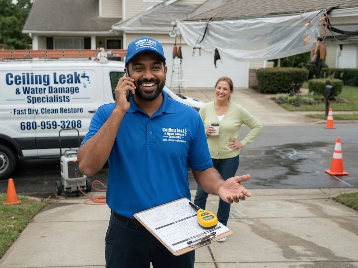 Ceiling Leak Cleanup Huntington Woods, MI FAQs